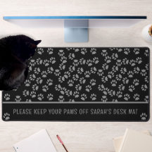 Mat Personalizado de Impressão de Pata de Gato Pre