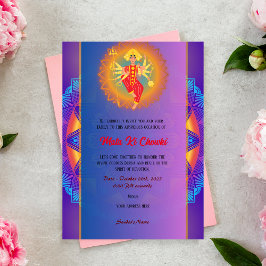 Mata Ki Chowki Deusa Durga Jagrata Convite