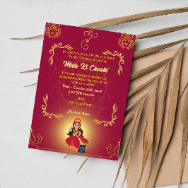 Mata Ki Chowki Deusa Durga Jagrata Convite