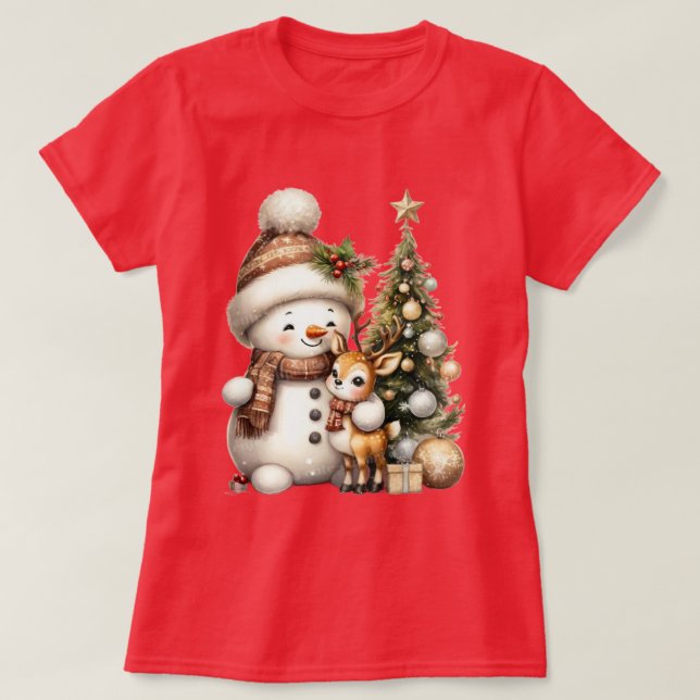 Matching Family Christmas T-Shirt | Festive Holida (Frente do Design)