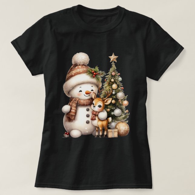 Matching Family Christmas T-Shirt | Festive Holida (Frente do Design)