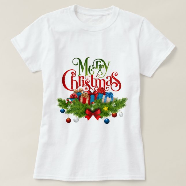 Matching Family Christmas T-Shirt | Festive Holida (Frente do Design)