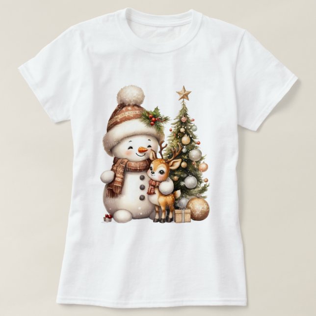 Matching Family Christmas T-Shirt | Festive Holida (Frente do Design)