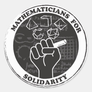 Matemáticos dos adesivos de Solidariedade
