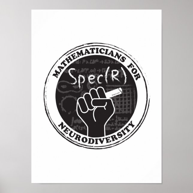 Matemáticos para a Poster da Neurodiversidade (Frente)