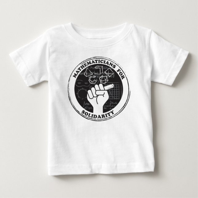 Matemáticos para a t-shirt do Solidariedade - Bebê (Frente)