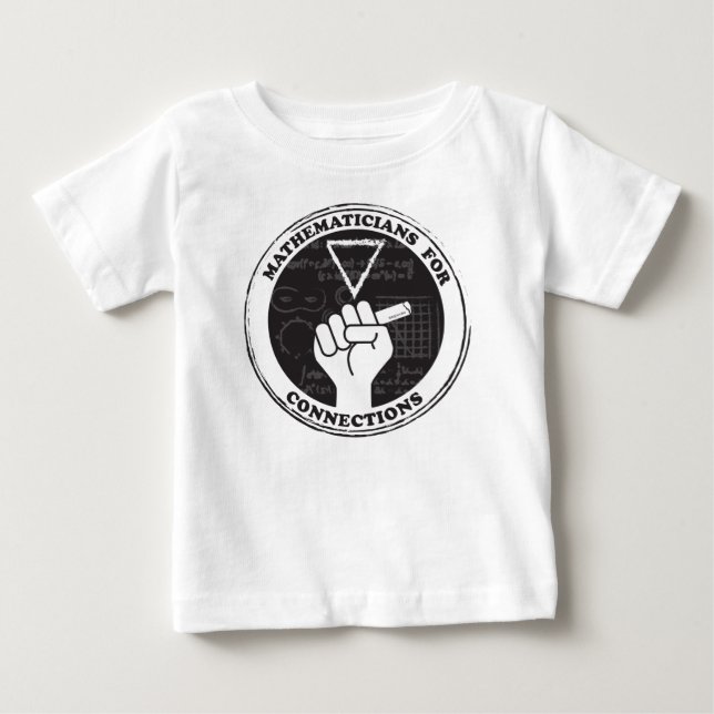 Matemáticos para Camiseta Conexões - Bebê (Frente)