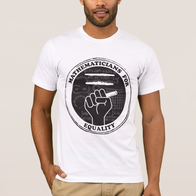 Matemáticos para Igualdade T-Shirt (Frente)