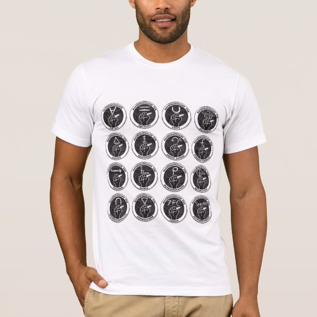 Matemáticos para todos, etc T-shirt (Frente)