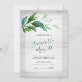 Material De Casamento Rustic Botanical Watercolor