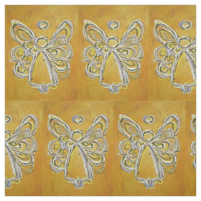 Material de Tecido de Arte Anjo Dourado Amarelo (Modelo)