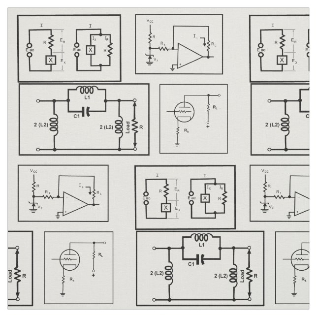 Material de Tecido de circuitos elétricos (Modelo)