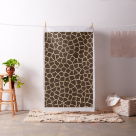 Material de Tecido de Impressão do Animal Giraffe 