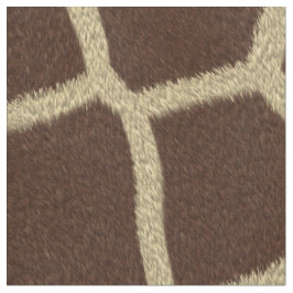 Material de Tecido de Impressão do Animal Giraffe 