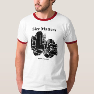 Matérias do tamanho - t-shirt da campainha do