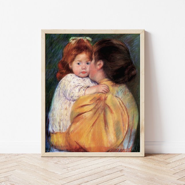 Maternal Kiss | Mary Cassatt Poster (Criador carregado)