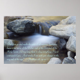 Mateus 28:19-20 Poster