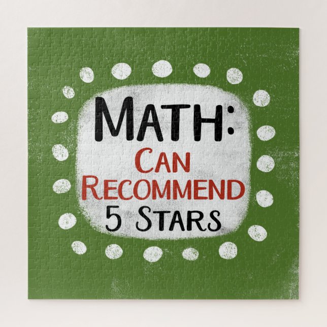 Math Review 5 Stars Jigsee Quebra-cabeça (Vertical)