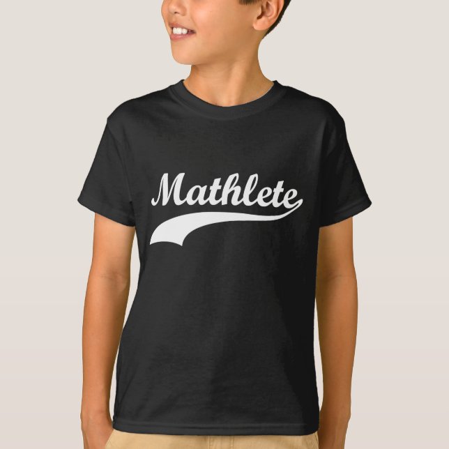 Mathlete caçoa o t-shirt (Frente)