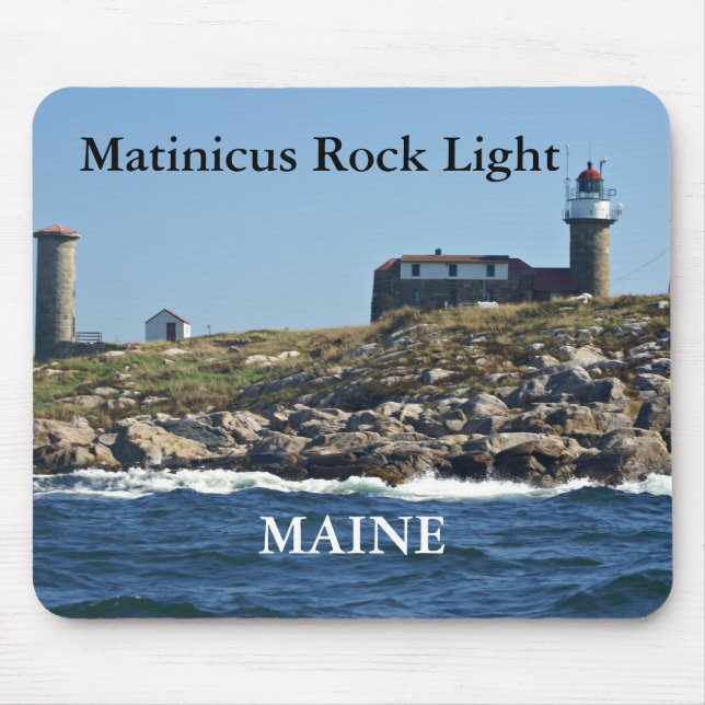 Matinicus Rock Light, Maine Mousepad (Frente)