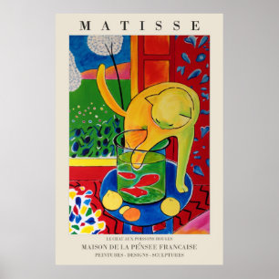 Matisse Goldfish Com Poster De Gato