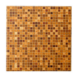 Matizes De Azulejo Mosaico "Watery" Laranja Rust