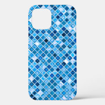 Matizes De Azulejos Mosaicos Azuis 'Watery' -