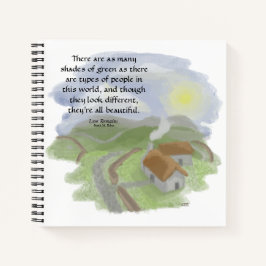 Matizes de notebook verde