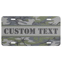 Matrícula resistida do costume de Camo do