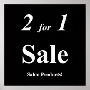 Matriz de Poster de venda do produto