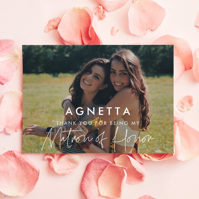 Matron Minimalista de Cartões de agradecimentos de (Criador carregado)