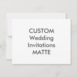 MATTE 120 lb 5,5" x Convites para Casamento de 4,2
