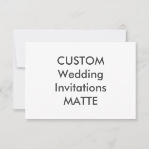 MATTE 120 lb 5" x 3,5" Convites para casamento