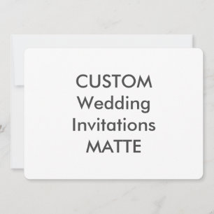 MATTE 120 lb 7,5" x Convites para casamento de 5,5