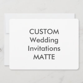 MATTE 120lb 7,5" x Convites para Casamento de 5,5"