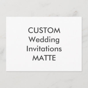 MATTE 120lb Convites para casamento de 6,25" x 4,5