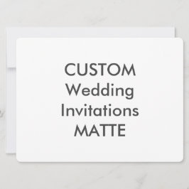 MATTE 120lb Convites para Casamento de 8,75" x 6,5