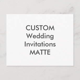 MATTE 5,5" x Convites para Casamento de 4,25"