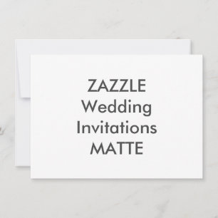 MATTE 6,25" x Convites para Casamento de 4,5"