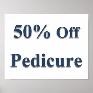 Matte de Poster de 50% de Fora do Pedicure