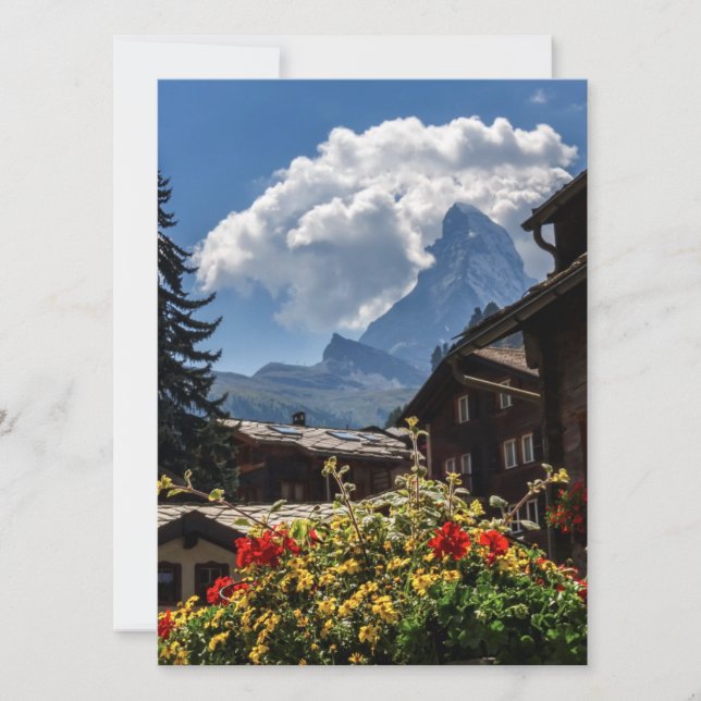 Matterhorn e Zermatt, Suiças (Frente)
