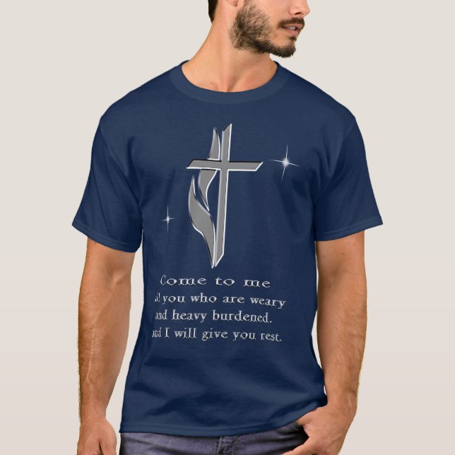 Matthew 11:28 t-shirt (Frente)