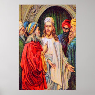 Matthew 22:15-17 Tentando Armar Jesus poster