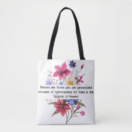 Matthew 5:10 Tote Bag