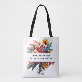 Matthew 5:5 Tote Bag