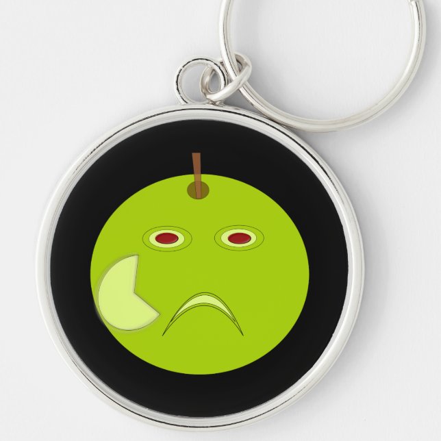 Mau Apple com Chaveiro de Halloween com cicatriz (Frente)