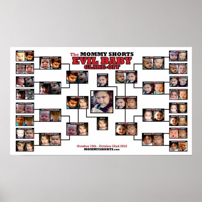 Mau Baby Glare-Off Poster de 2012 (Frente)