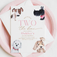 Mau DOIS - Convite de Aniversário do Bone Puppy