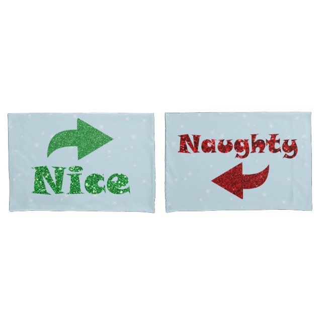 Mau ou Bonzinho Natal Azul Engraçado (Frente - conjunto)