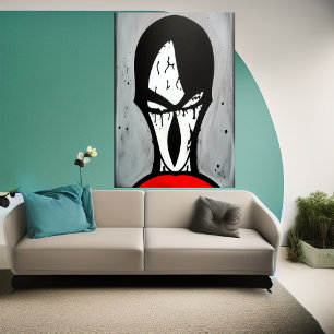 Mau puro da escuridão AI Art Poster